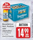 Hell, Festbier oder alkoholfrei von Benediktiner im aktuellen EDEKA Prospekt