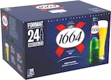 Bière blonde - 1664 en promo chez Intermarché Avignon à 9,40 €