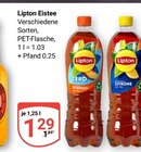 Eistee Zero Pfirsich im Angebot bei GLOBUS in Halle Eistee Zero Pfirsich Angebote von Lipton bei GLOBUS Halle für 1,29 €