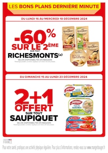 Prospectus Carrefour Market en cours, "LES BONS PLANS DERNIÈRE MINUTE", page 2 sur 3