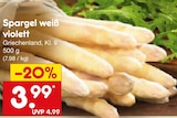 Aktuelles Spargel weiß violett Angebot bei Netto Marken-Discount in Mülheim (Ruhr) ab 3,99 €