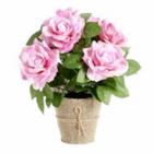 Pot de roses artificielles - Gifi Pot de roses artificielles à 12,99 € dans le catalogue Gifi