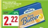 Feine Butter oder Streichzart Ungesalzen Angebote von Meggle bei Marktkauf Witten für 2,22 €