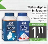 Schlagrahm im EDEKA Prospekt Schlagrahm von Weihenstephan im aktuellen EDEKA Prospekt für 1,11 €