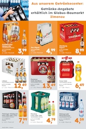 Bier im Globus-Baumarkt Prospekt in Ilmenau Aktueller Globus-Baumarkt Prospekt mit Bier, "Immer eine Idee besser", Seite 8