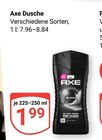 Dusche im Angebot bei GLOBUS in Erlangen Dusche Angebote von Axe bei GLOBUS Erlangen für 1,99 €
