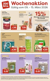 ZOO und Co. Hundefutter im Prospekt 