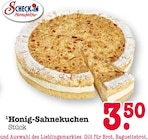 Aktuelles Honig-Sahnekuchen Angebot bei E center in Pforzheim ab 3,50 €