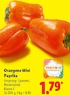 Aktuelle Paprika Angebote bei Lidl in Koblenz Aktuelles Orangene Mini Paprika Angebot bei Lidl in Koblenz ab 1,79 €
