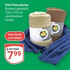 Fleecedecke im Angebot bei GLOBUS in Neubrandenburg Fleecedecke Angebote von OHO bei GLOBUS Neubrandenburg für 7,99 €