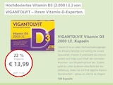 Vitamin D3 2000 I.E. Kapseln bei LINDA Premiumapotheke im Ochsenfurt Prospekt für 13,99 €