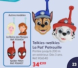 Talkies-walkies - La Pat' Patrouille dans le catalogue La Grande Récré