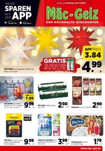 Mäc-Geiz Prospekt für Potsdam mit 12 Seiten Mäc-Geiz Prospekt für Potsdam: "Der Haushalts-Discounter! ", 12 Seiten, 02.11.2020 - 08.11.2020