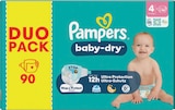 Couches Baby Dry Duo Pack T4x90 - PAMPERS en promo chez Intermarché Super Couches Baby Dry Duo Pack T4x90 - PAMPERS dans le catalogue Intermarché Super