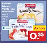 Früchte- oder Vanille- oder Grießtraum Angebote von Ehrmann bei Netto Marken-Discount Osnabrück für 0,35 €