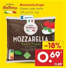 Aktuelles Mozzarella Kugel Angebot bei Netto Marken-Discount in Bremerhaven ab 0,69 €