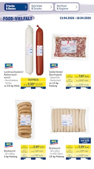 Wurst im METRO Prospekt "Wochenangebote" mit 51 Seiten (Leverkusen)