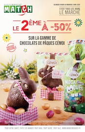 Promos Chocolat dans le catalogue "C'EST TOUS LES JOURS LE MARCHÉ" de Supermarchés Match Chocolat en promo dans le catalogue Supermarchés Match à la page 1