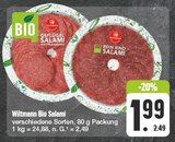 Bio Geflügel Salami im Angebot bei EDEKA in Altenburg Bio Geflügel Salami Angebote von Wiltmann bei EDEKA Altenburg für 1,99 €