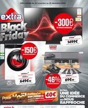 Catalogue Multimédia & Electroménager Extra en cours à Ingré et alentours, "extra Black Friday", 8 pages, 24/11/2025 - 05/12/2025
