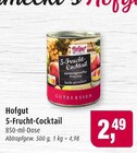 5-Frucht-Cocktail im Angebot bei Markant in Kiel 5-Frucht-Cocktail Angebote von Hofgut bei Markant Kiel für 2,49 €