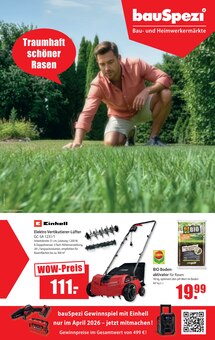 Aktueller bauSpezi Prospekt für Riedenburg und Ungebung, Seiten zum blättern bauSpezi Prospekt Traumhaft schöner Rasen mit Seiten in Riedenburg und Umgebung