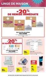 Promos Couette dans le catalogue "LE MOIS DES SUPPORTERS" de Carrefour Couette en promo dans le catalogue Carrefour à la page 96
