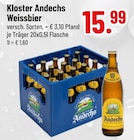 Weissbier im Trinkgut Prospekt zum Preis von 15,99 €