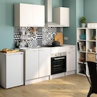 Cuisine 1er prix sans électroménager Primalight blanc - Castorama à Pessac Cuisine 1er prix sans électroménager Primalight blanc en promo chez Castorama Pessac à 173,83 €