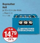 Bayreuther Hell im V-Markt Prospekt Bayreuther Hell von Bayreuther Brauhaus im aktuellen V-Markt Prospekt für 14,79 €