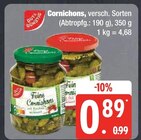 Cornichons bei E aktiv markt im Damp Prospekt für 0,89 €