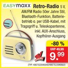 Retro-Radio Angebote von EASYmaxx bei Zimmermann Halberstadt für 9,99 €