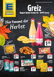 E center Prospekt für Greiz mit 2 Seiten