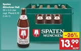 Münchner Hell Angebote von Spaten bei Netto Marken-Discount Lingen für 13,99 €