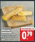 Blätterteig-Vanillestange von GUT&GÜNSTIG für 0,79 € bei E center im Angebot Blätterteig-Vanillestange von GUT&GÜNSTIG im aktuellen E center Prospekt