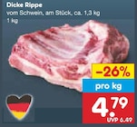 Dicke Rippe im Angebot bei Netto Marken-Discount in Ahaus Dicke Rippe Angebote bei Netto Marken-Discount Ahaus für 4,79 €