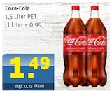 Aktuelles Coca-Cola Angebot bei Getränke Arena in Oberhausen ab 1,49 €