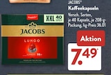 Kaffeekapseln im ALDI SÜD Prospekt Kaffeekapseln von JACOBS im aktuellen ALDI SÜD Prospekt für 7,49 €