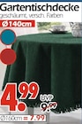 Gartentischdecke Ø140cm Angebote bei Wreesmann Cuxhaven für 4,99 €
