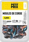 Moules de corde - Intermarché Super à Aulnay-sous-Bois Moules de corde en promo chez Intermarché Super Aulnay-sous-Bois à 4,00 €