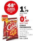 Promo Curly Cacahuète à 0,57 € dans le catalogue Super U à Langeac