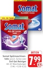 Spülmaschinentabs im Angebot bei EDEKA in Lahr Spülmaschinentabs Angebote von Somat bei EDEKA Lahr für 7,99 €
