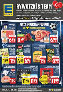 EDEKA Prospekt der Woche "Aktuelle Angebote" Seite 1, 08.06.2026 bis 13.06.2026 für Moers Aktueller EDEKA Prospekt "Aktuelle Angebote" Seite 1 von 26 Seiten für Moers