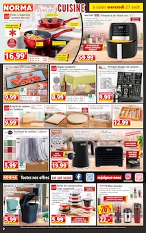 Prospectus Norma de la semaine "Votre Discounter Régional" avec 2 pages, valide du 27/08/2025 au 02/09/2025 pour Damelevières et alentours