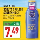 Schutz & Pflege Sonnenmilch Angebote von NIVEA SUN bei Marktkauf Wesel für 7,49 €