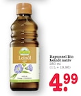 Bio Leinöl nativ im Angebot bei E center in Karlsruhe Bio Leinöl nativ Angebote von Rapunzel bei E center Karlsruhe für 4,99 €
