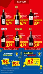 Prix et réduction Vin rouge bio dans le prospectus Lidl en cours Offre Vin rouge bio dans le catalogue Lidl du moment à la page 25