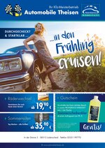 COPARTS Autoteile GmbH Prospekt "…in den Frühling cruisen!", 4 Seiten, für Hemer, 01.04.2020 - 30.04.2020 COPARTS Autoteile GmbH Prospekt "…in den Frühling cruisen!", 4 Seiten, für Hemer, 01.04.2020 - 30.04.2020