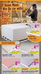 Bauplatten im Hornbach Prospekt Du willst es. Dann bau es. auf S. 23