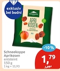 Aprikosen von Schneekoppe für 1,79 € bei budni im Angebot Aprikosen von Schneekoppe im aktuellen budni Prospekt